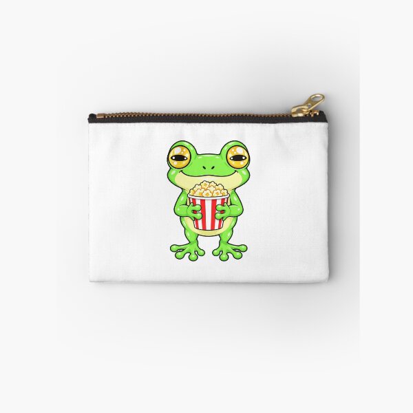 Item preview, Cute Kawaii Frog With Popcorn designed and sold by Eternalski.