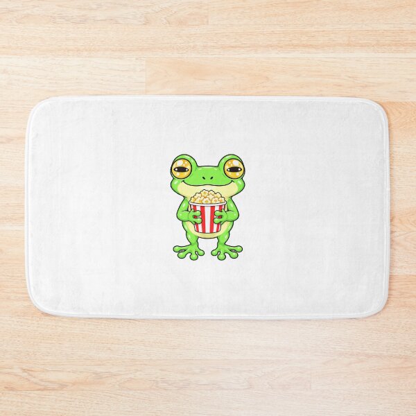 Item preview, Cute Kawaii Frog With Popcorn designed and sold by Eternalski.