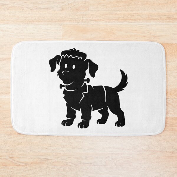 Item preview, Halloween Frankenstein Dog Black Silhouette Illustration designed and sold by AFernandesDSG.