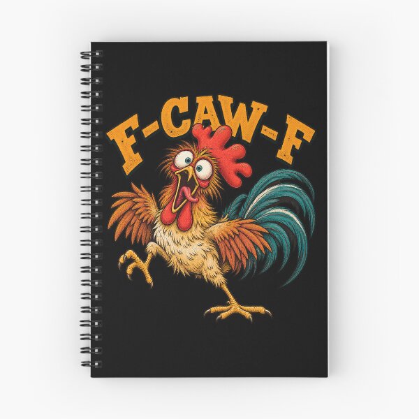 Item preview, F-CAW-F Funny Screaming Rooster Retro Chicken designed and sold by will freed18.