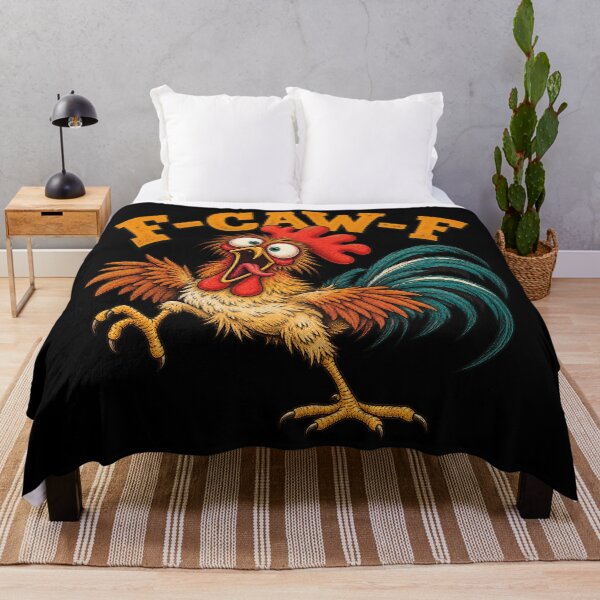 Item preview, F-CAW-F Funny Screaming Rooster Retro Chicken designed and sold by will freed18.