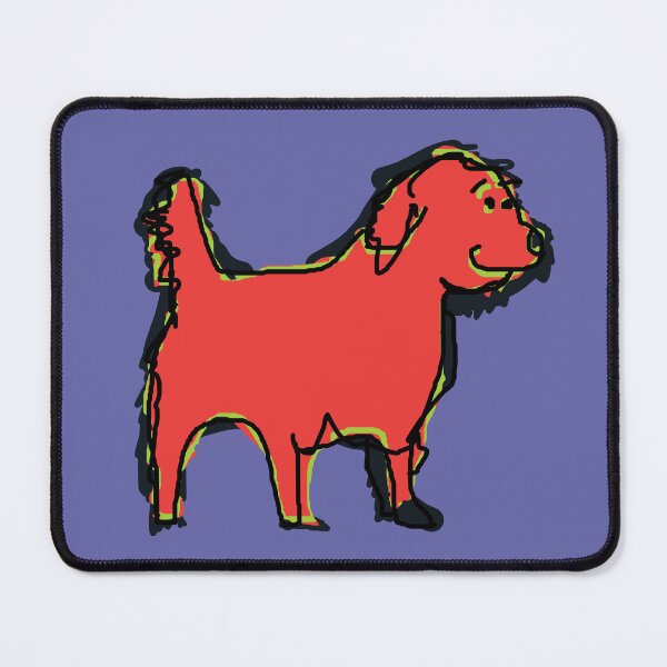 Item preview, Red Shaggy Dog  designed and sold by ellenhenry.