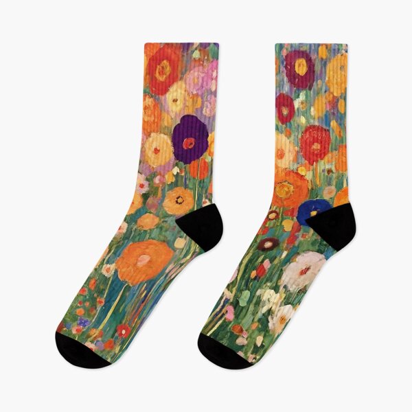 Item preview, Gustav Klimt Flower Garden Vivid Seamless Flowers Vintage Floral Patterns Digital Art Illustration designed and sold by Matt_Smith.