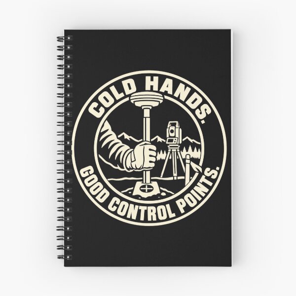 Item preview, Cold Hands Good Control Points Survey Crew Winter Humor designed and sold by DreamLayerStudio.