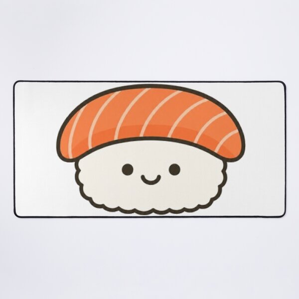 Item preview, Cute Kawaii Salmon Nigiri Sushi designed and sold by vekotpu.