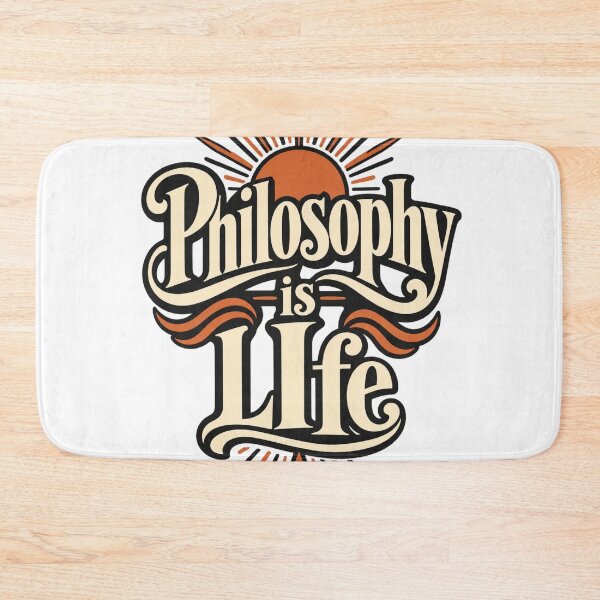 Item preview, Philosophy Is Life – Vintage Philosophical Typography designed and sold by soulcruzer.