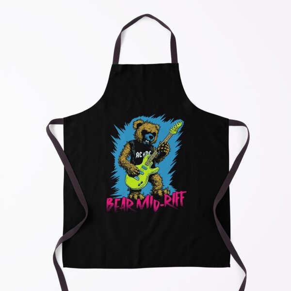 Item preview, Funny Rocker Bear Electric Guitar Neon Music Graphic designed and sold by OnfroiBeaulac.