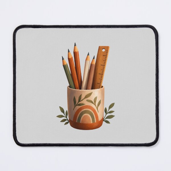 Item preview, Botanical Rainbow Pencil Holder Illustration designed and sold by hattie's.