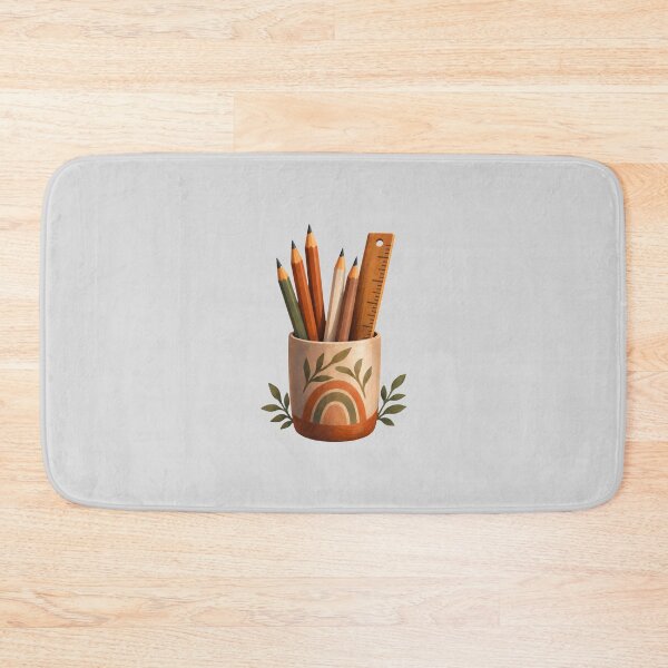 Item preview, Botanical Rainbow Pencil Holder Illustration designed and sold by hattie's.