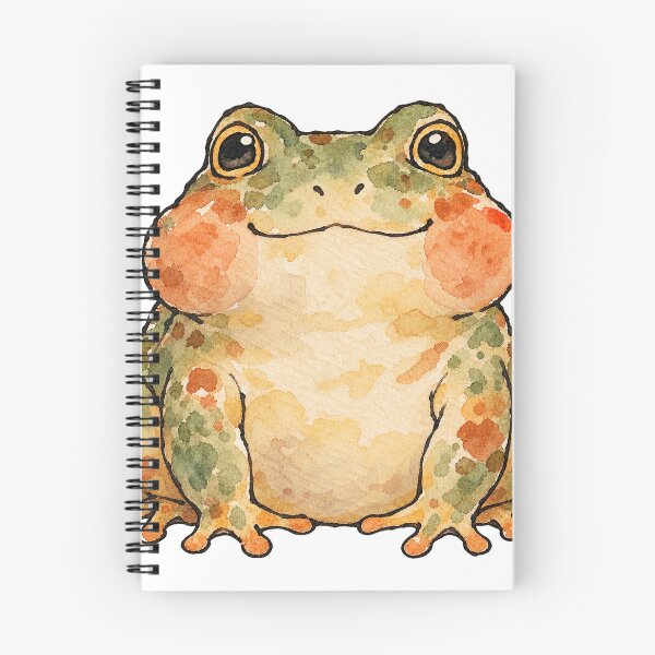 Item preview, Cute Chubby Frog with Puffed Cheeks Watercolor designed and sold by Jessie's Palette.