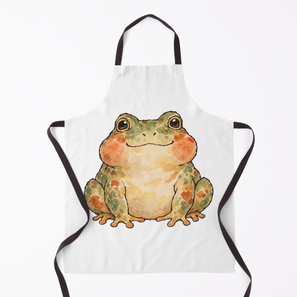 Item preview, Cute Chubby Frog with Puffed Cheeks Watercolor designed and sold by Jessie's Palette.