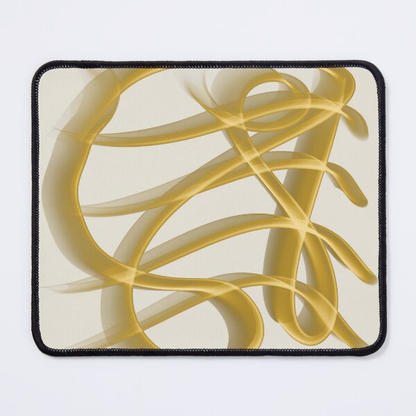 Item preview, Abstract Line Art Swirl - Gold Ocher Cream designed and sold by CaramelCo.