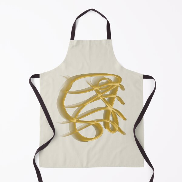 Item preview, Abstract Line Art Swirl - Gold Ocher Cream designed and sold by CaramelCo.