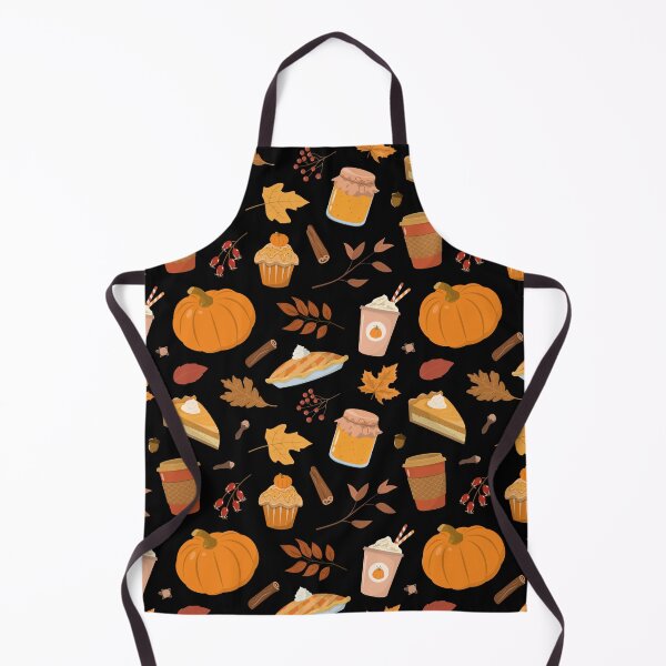 Item preview, Cozy Autumn Harvest Food Pattern Coaster – Pumpkin Coffee and Maple Leaves designed and sold by FestivityFinds.