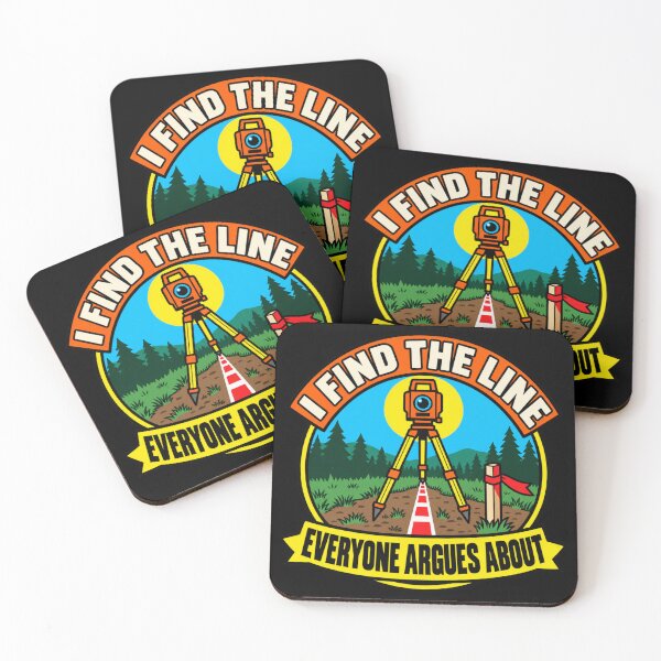 Item preview, I Find The Line Everyone Argues About Property Survey Humor designed and sold by DreamLayerStudio.