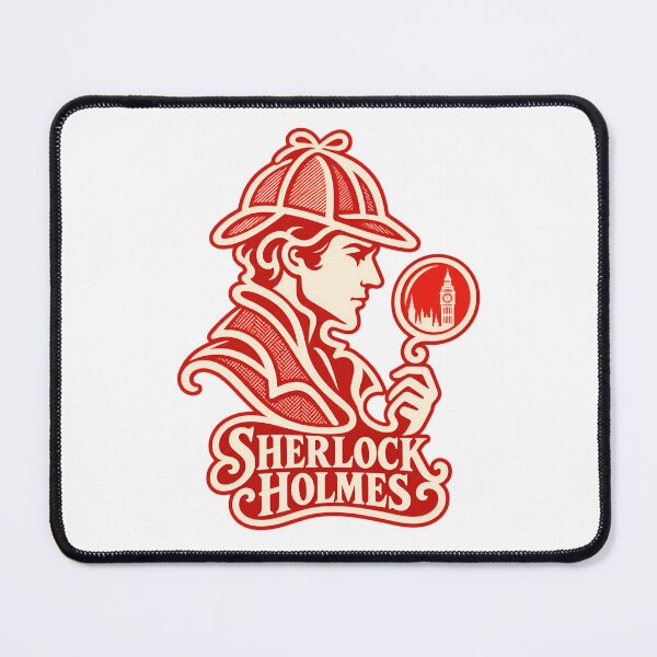 Item preview, Sherlock Holmes: Scarlet London Lens Portrait designed and sold by Fenay Designs.
