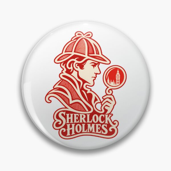 Item preview, Sherlock Holmes: Scarlet London Lens Portrait designed and sold by Fenay Designs.