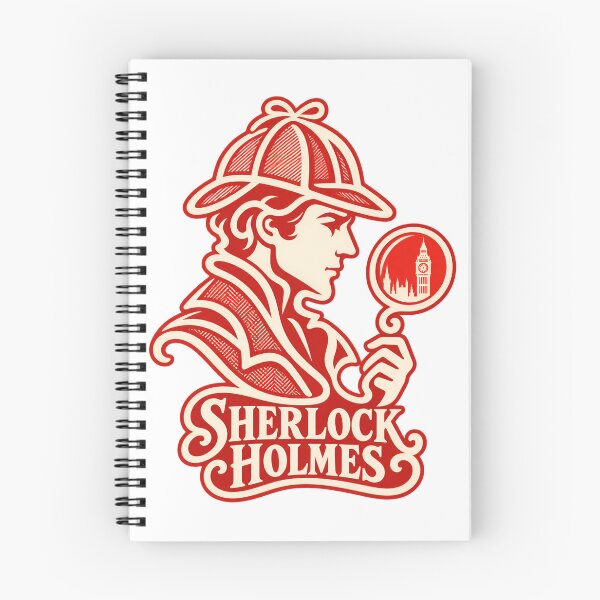Item preview, Sherlock Holmes: Scarlet London Lens Portrait designed and sold by Fenay Designs.