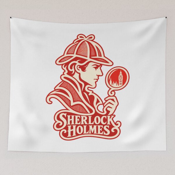 Item preview, Sherlock Holmes: Scarlet London Lens Portrait designed and sold by Fenay Designs.