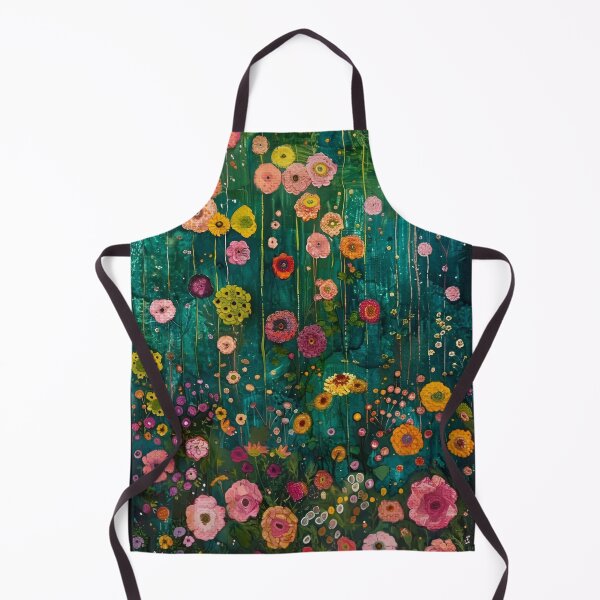 Item preview, Gustav Klimt Flower Garden Vivid Seamless Flowers Vintage Floral Patterns Digital Art Illustration designed and sold by Matt_Smith.