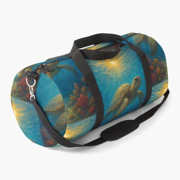 Item preview, Sea Turtle Painting – Swimming in the Ocean Wildlife Art designed and sold by GalleryKauffeld.