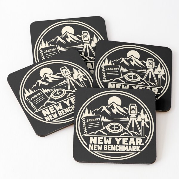 Item preview, New Year New Benchmark Surveyor New Year Design designed and sold by DreamLayerStudio.