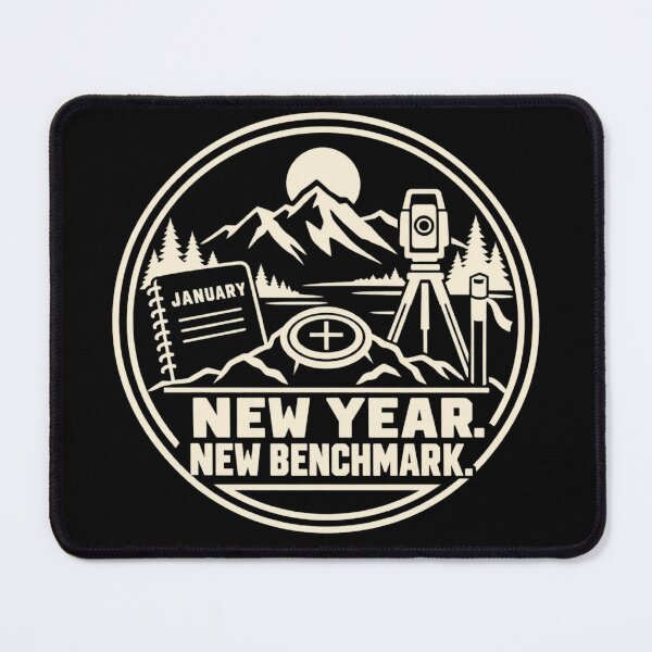 Item preview, New Year New Benchmark Surveyor New Year Design designed and sold by DreamLayerStudio.