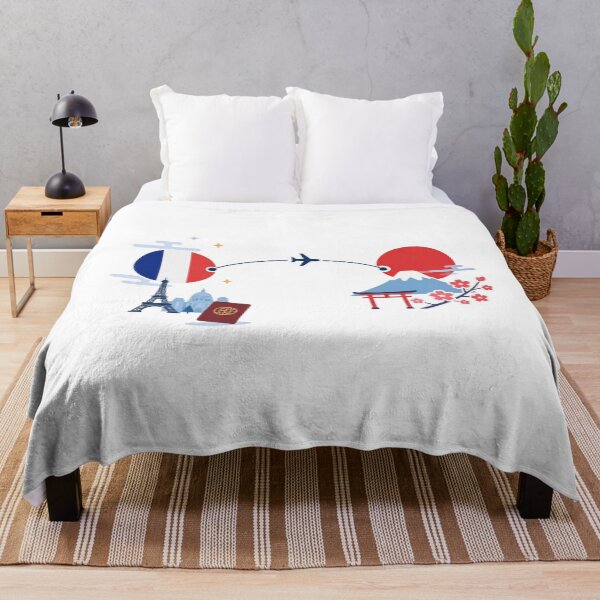 Item preview, France to Japan Flight | Japanese Design designed and sold by JapanMemoir.