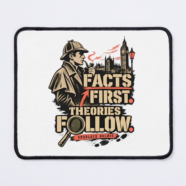 Item preview, Sherlock Holmes: Facts First, Theories Follow designed and sold by Fenay Designs.