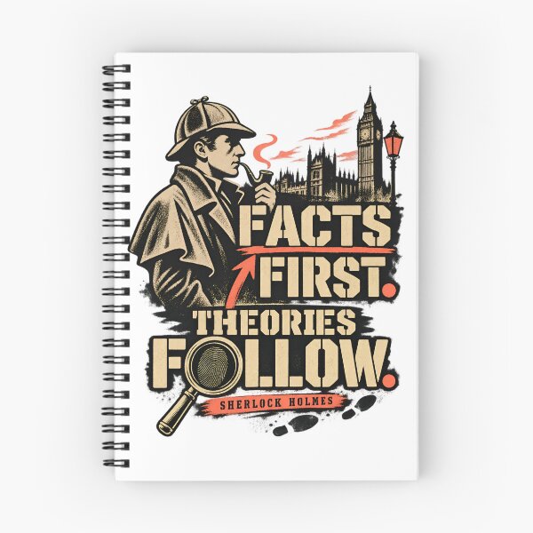 Item preview, Sherlock Holmes: Facts First, Theories Follow designed and sold by Fenay Designs.