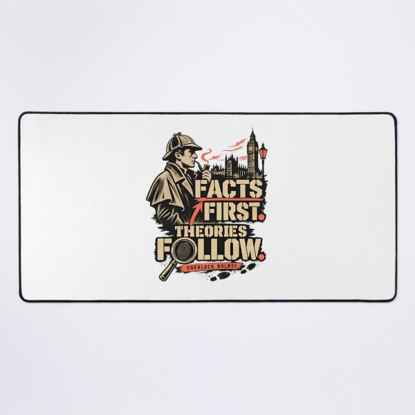 Item preview, Sherlock Holmes: Facts First, Theories Follow designed and sold by Fenay Designs.