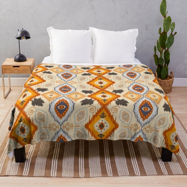 Item preview, Abstract geometric ikat pattern seamless designed and sold by Aesthetic shapes design.
