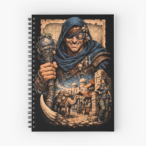 Item preview, Space Fantasy Mystic - Sci-Fi RPG Rogue Wizard Character Art designed and sold by MikeMoreArt.