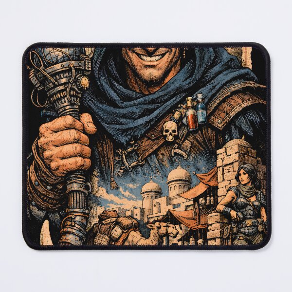 Item preview, Space Fantasy Mystic - Sci-Fi RPG Rogue Wizard Character Art designed and sold by MikeMoreArt.