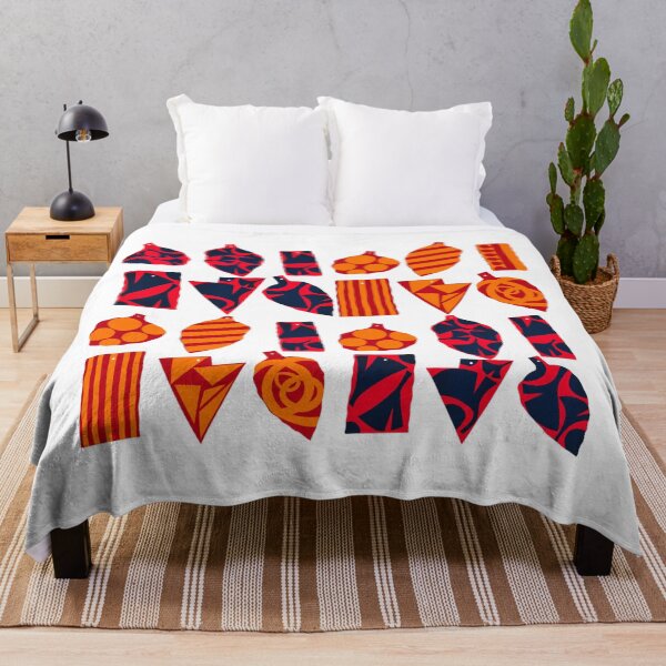 Item preview, THEBROCCO – Red & Orange Textile Pattern designed and sold by SamuraiSixCoin.