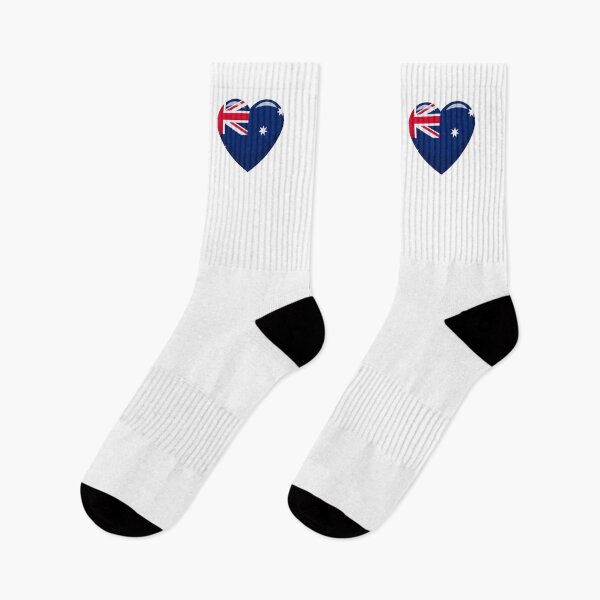 Item preview, Australian Flag Heart / I Love Australia (On White) designed and sold by STUDIO-72.