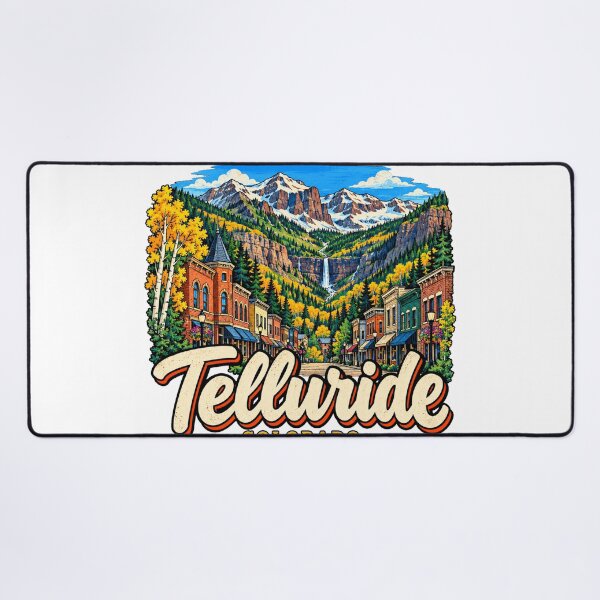 Item preview, Hand Drawn Telluride Colorado Travel Souvenir Landmark Gift designed and sold by MichaeIRellov.