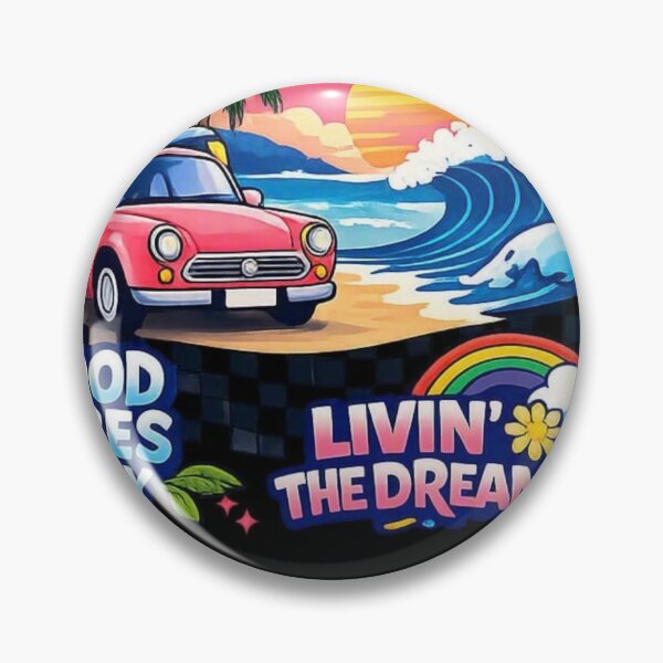 Item preview, No Bad Days Summer Vibes Retro Beach Trip designed and sold by InterStore78.