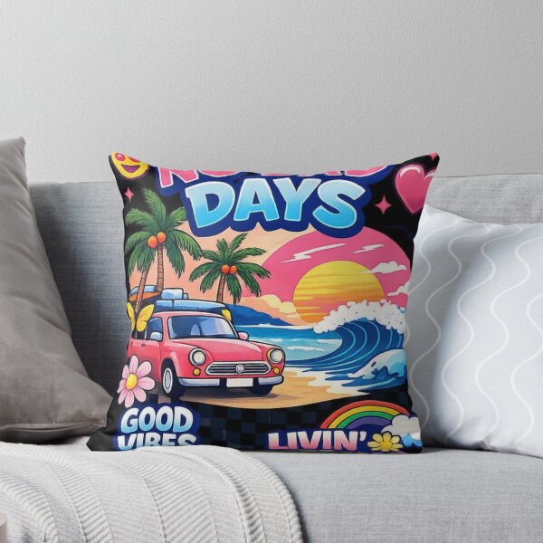 Item preview, No Bad Days Summer Vibes Retro Beach Trip designed and sold by InterStore78.