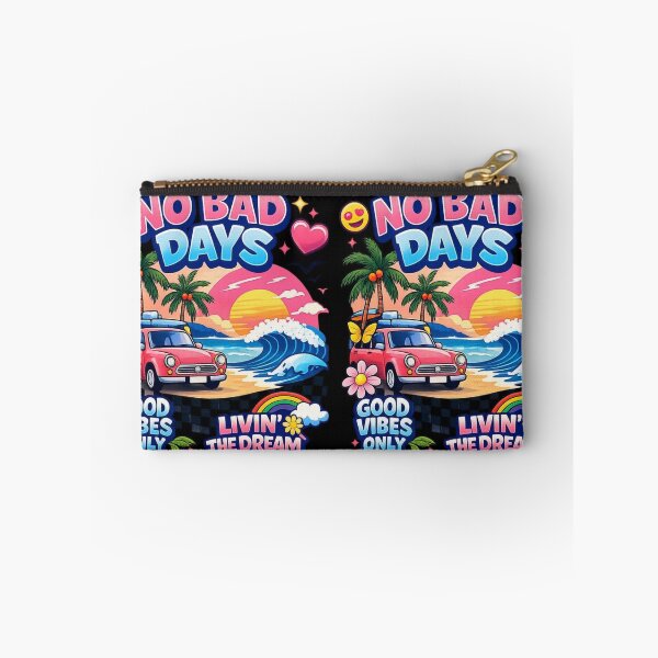 Item preview, No Bad Days Summer Vibes Retro Beach Trip designed and sold by InterStore78.