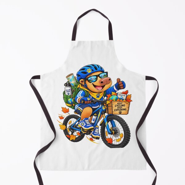 Item preview, Cute Cycling Capybara – Keep Cycling Keep Exploring Adventure designed and sold by CapybaraTravels.