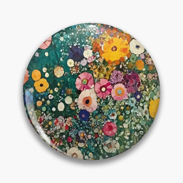 Item preview, Gustav Klimt Flower Garden Vivid Seamless Flowers Vintage Floral Patterns Digital Art Illustration designed and sold by Matt_Smith.