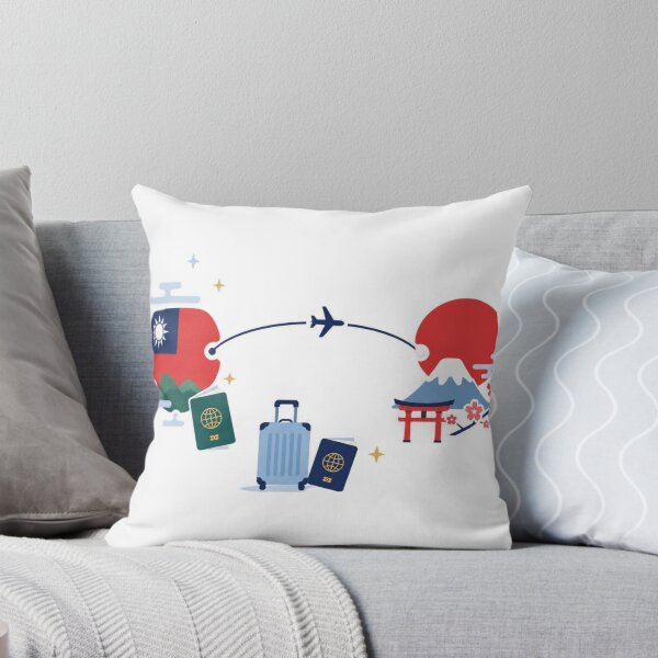 Aperçu de l'œuvre Taiwan to Japan Flight | Japanese Design créée et vendue par JapanMemoir.