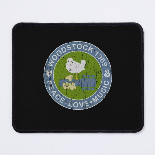 Item preview, Retro 1969 Peace Love Music Dove Circle Badge designed and sold by OnfroiBeaulac.