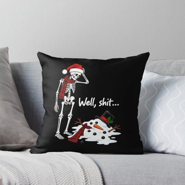 Item preview, Funny Skeleton Melted Snowman designed and sold by RosalienNoah.