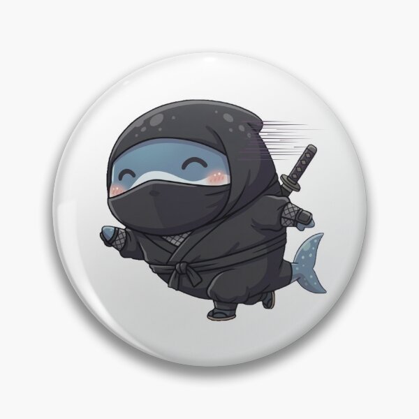 Item preview, Cute Ninja Shark designed and sold by Nature's Chibis.