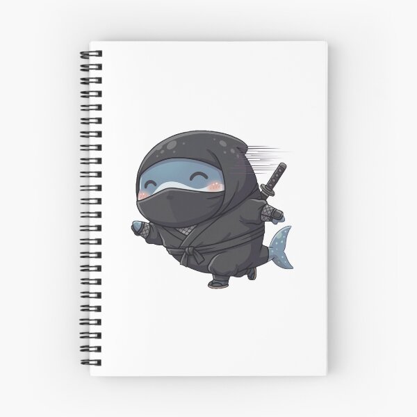 Item preview, Cute Ninja Shark designed and sold by Nature's Chibis.
