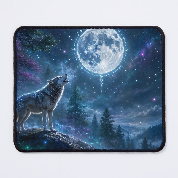 Item preview, WOLF NIGHT HOWLING designed and sold by Little Red.