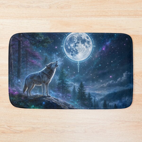 Item preview, WOLF NIGHT HOWLING designed and sold by Little Red.