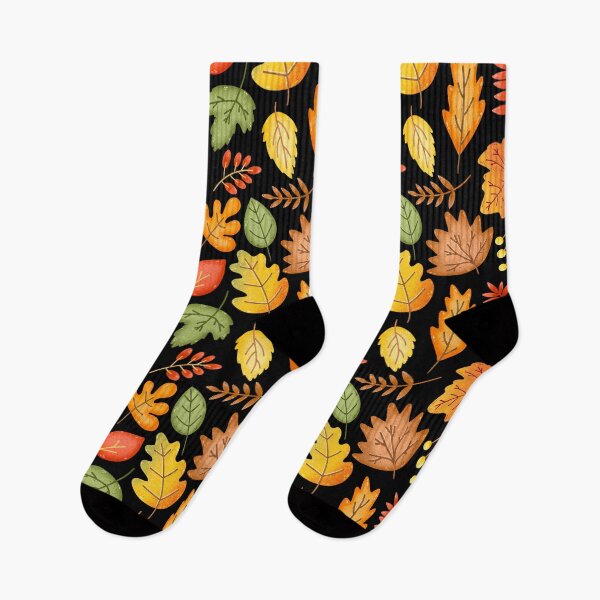 Item preview, Autumn Leaves Botanical Pattern designed and sold by FestivityFinds.